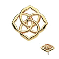 Invictus | 14k gold | 4 Pointed Celtic Knots