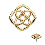 Invictus | 14k gold | 4 Pointed Celtic Knots