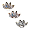 Invictus | 14k gold | 4-Cluster Marquise | CZ