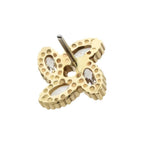 Invictus | 14k gold | 4-cluster Marquise Flower | CZ