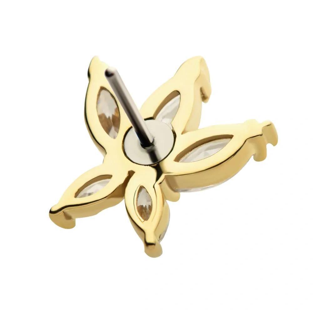 Invictus | 14k gold | 5 Marquise Flower | CZ