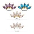 Invictus | 14k gold | 5-Cluster Marquise Fan | CZ