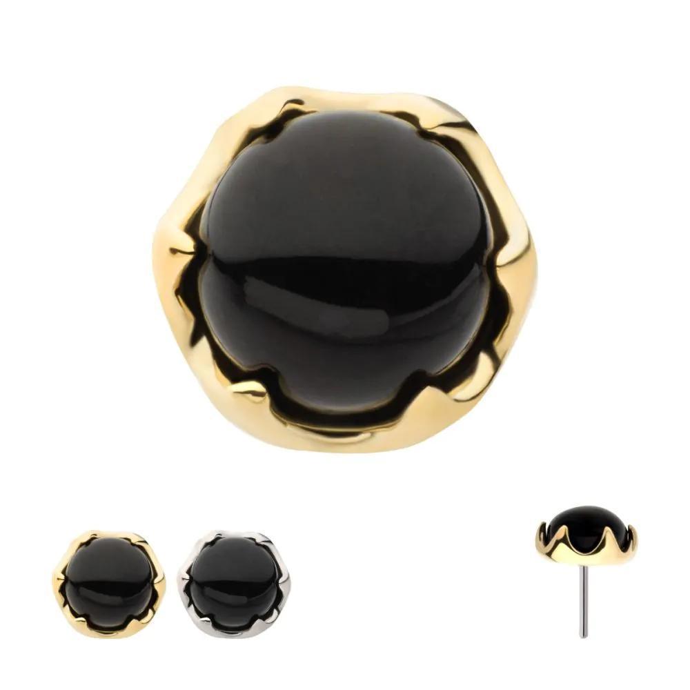 Invictus | 14k gold | 6 Prong | Black Onyx