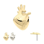 Invictus | 14k gold | Anatomical Heart