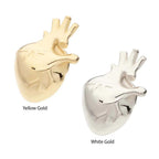 Invictus | 14k gold | Anatomical Heart