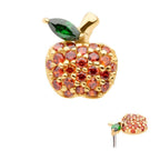 Invictus | 14k gold | Apple | CZ