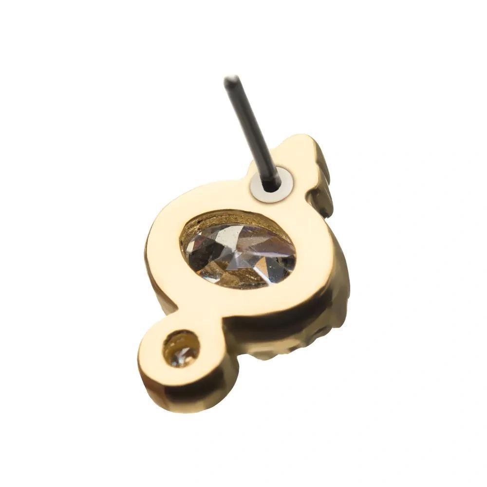 Invictus | 14k gold | Artisan | CZ
