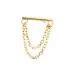 Invictus | 14k gold | Bar With 2 Chains