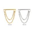 Invictus | 14k gold | Bar With 2 Chains