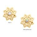 Invictus | 14k gold | Bezel Set Mandala | CZ/Opal
