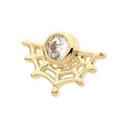 Invictus | 14k gold | Bezel Set Spiderweb | CZ
