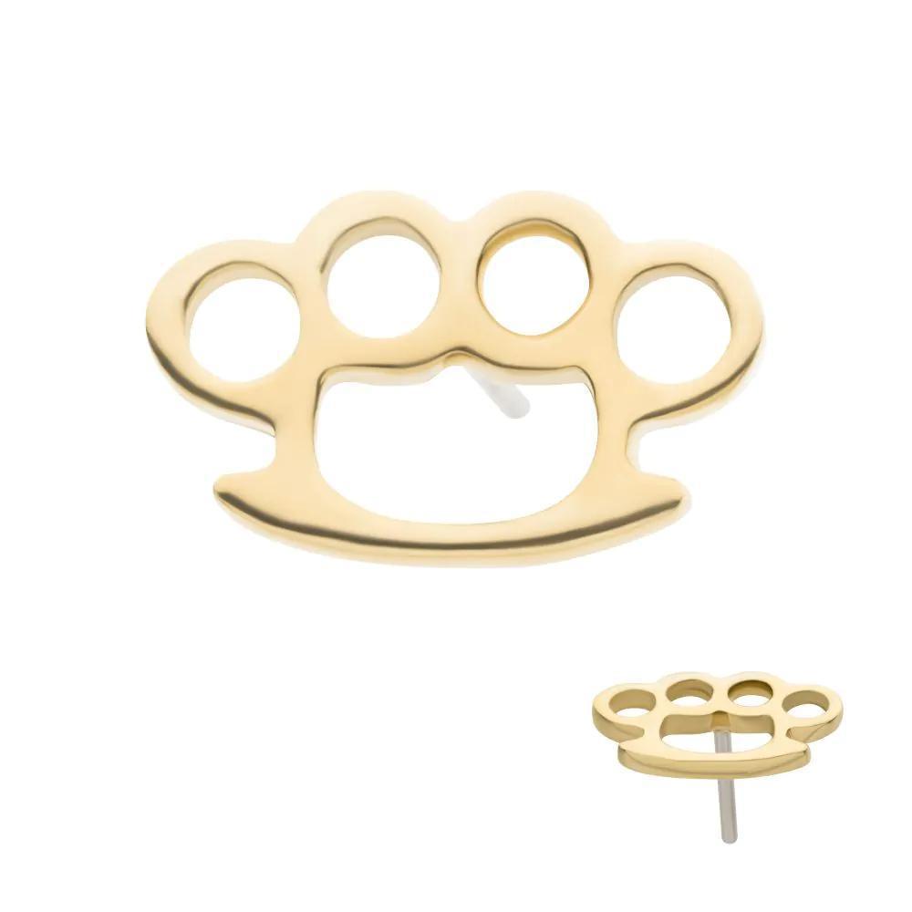 Invictus | 14k gold | Brass Knuckles