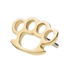 Invictus | 14k gold | Brass Knuckles