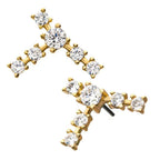 Invictus | 14k gold | Capricorn Constellation | CZ