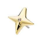 Invictus | 14k gold | Celestial Star | CZ