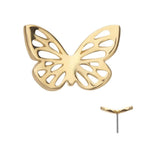 Invictus | 14k gold | Cut Out Butterfly