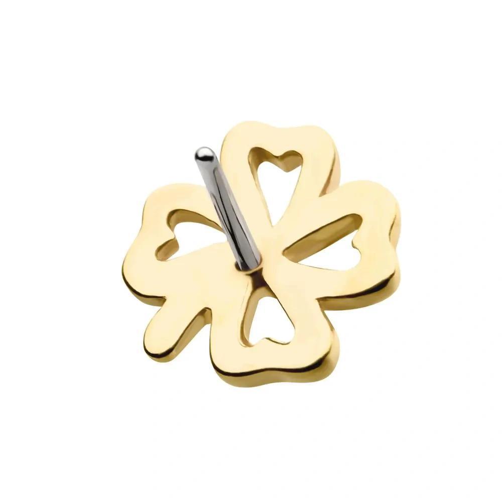 Invictus | 14k gold | Cut Out Clover