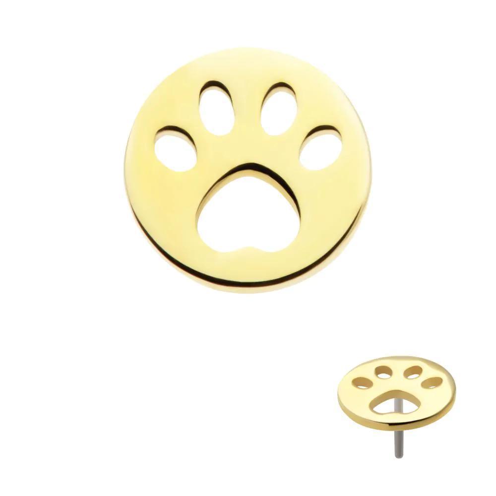 Invictus | 14k gold | Cut Out Paw