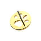 Invictus | 14k gold | Cut Out Paw