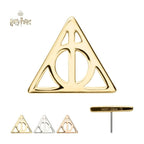 Invictus | 14k gold | Deathly Hallows Symbol | Harry Potter