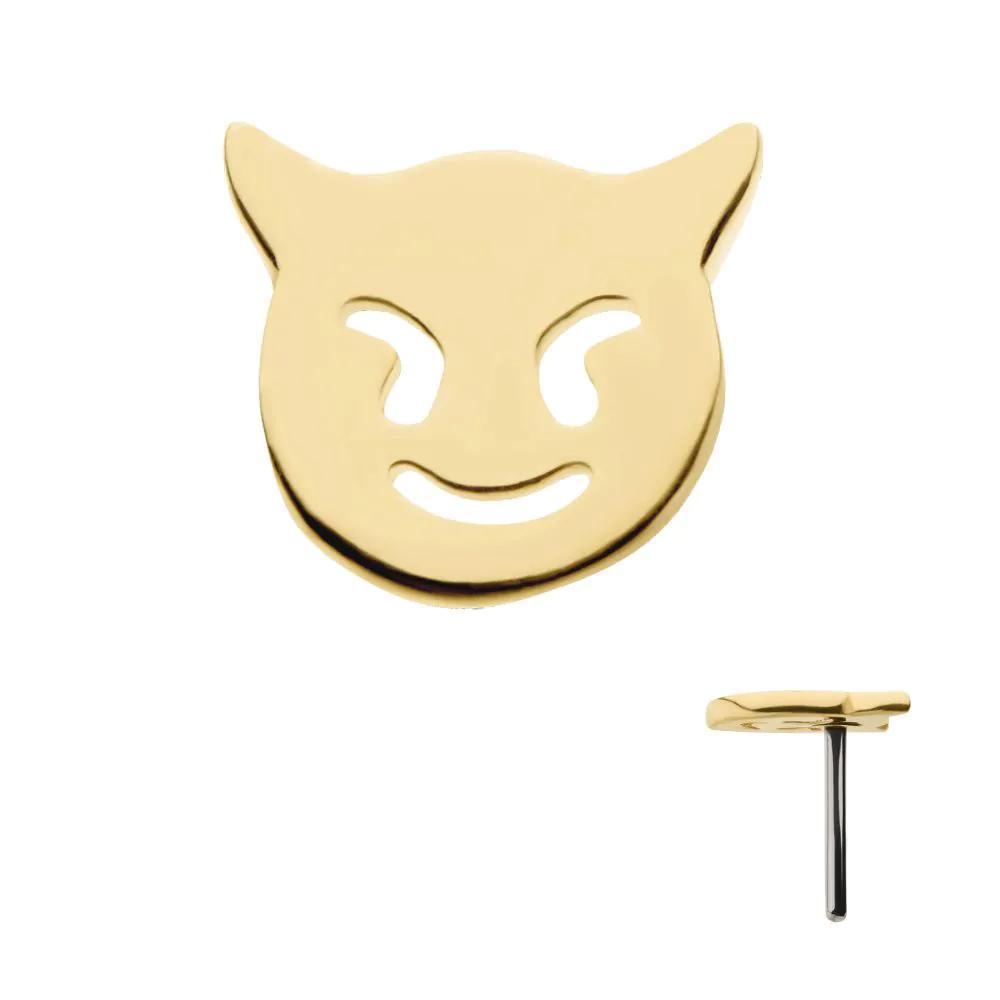 Invictus | 14k gold | Devil Emoji
