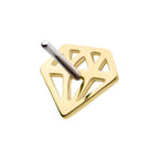 Invictus | 14k gold | Diamond Shape