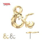 Invictus | 14k gold | Dungeons & Dragons 3D Ampersand Logo Threadless Top