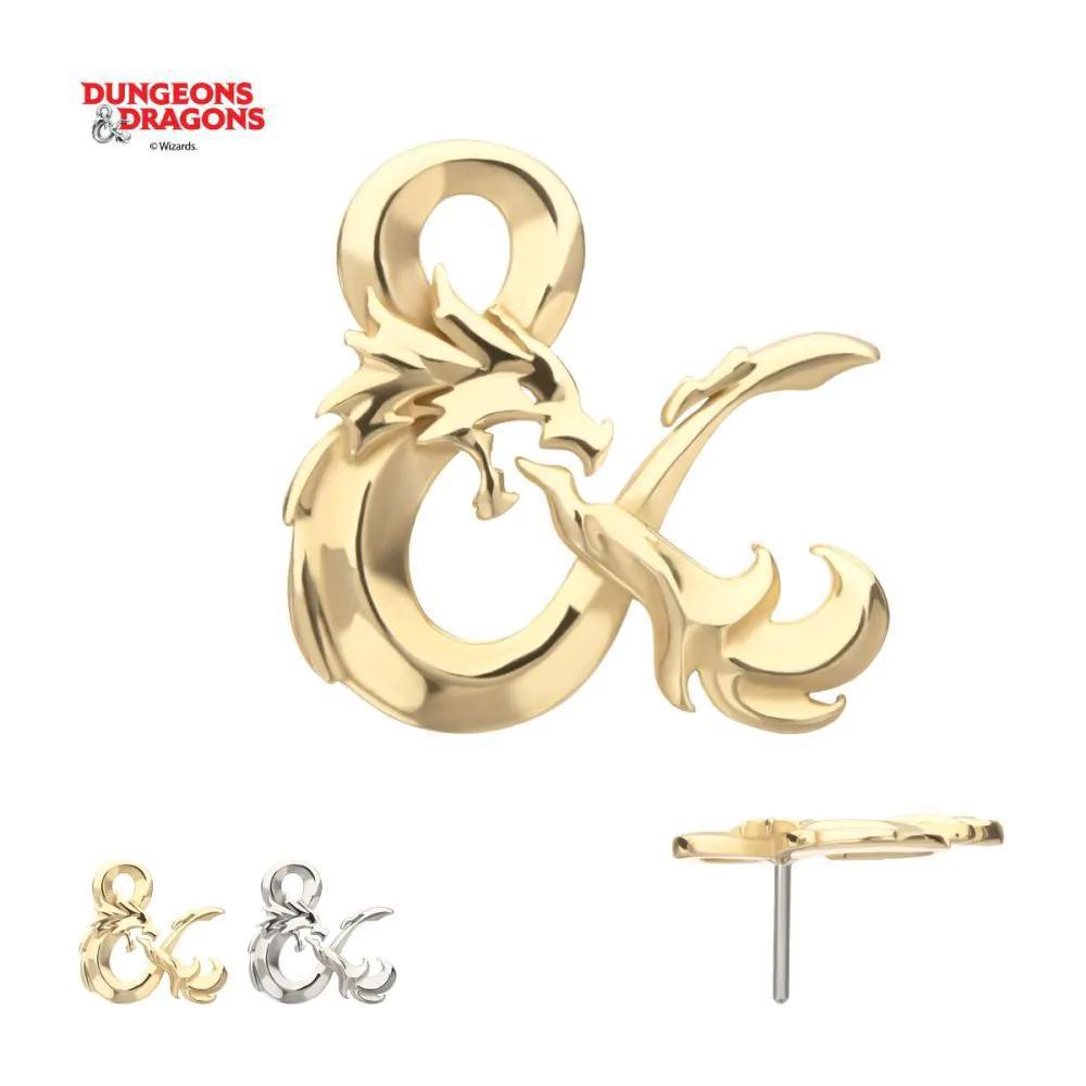 Invictus | 14k gold | Dungeons & Dragons 3D Ampersand Logo Threadless Top