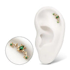 Invictus | 14k gold | Emerald Crown w Gems | CZ