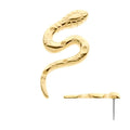 Invictus | 14k gold | Etched Snake
