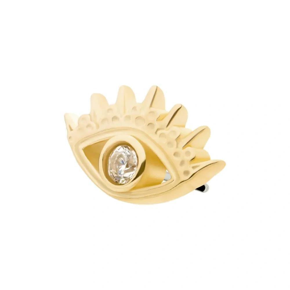 Invictus | 14k gold | Evil Eye | CZ