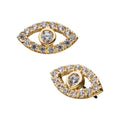 Invictus | 14k gold | Eye | CZ