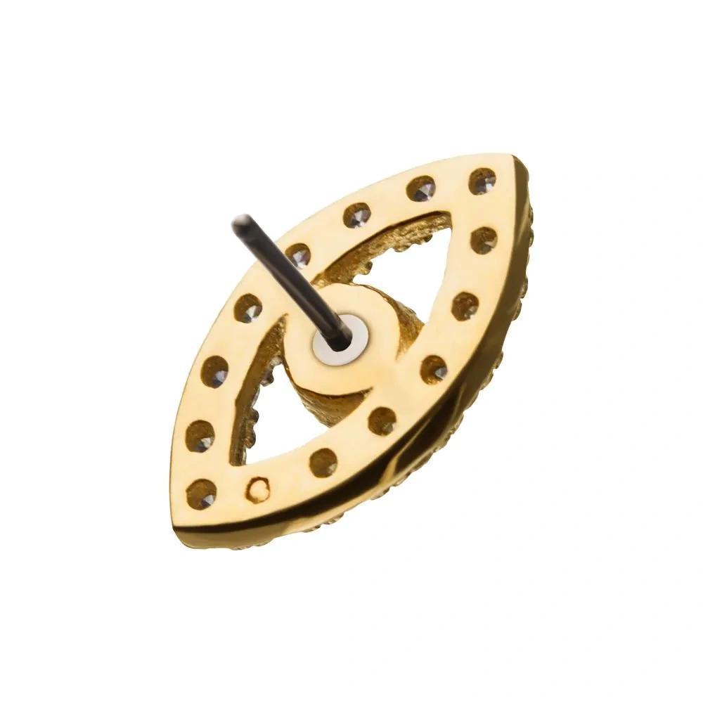 Invictus | 14k gold | Eye | CZ
