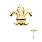 Invictus | 14k gold | Fleur de Lis