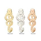 Invictus | 14k gold | Harry Potter | Dark Mark Threadless End