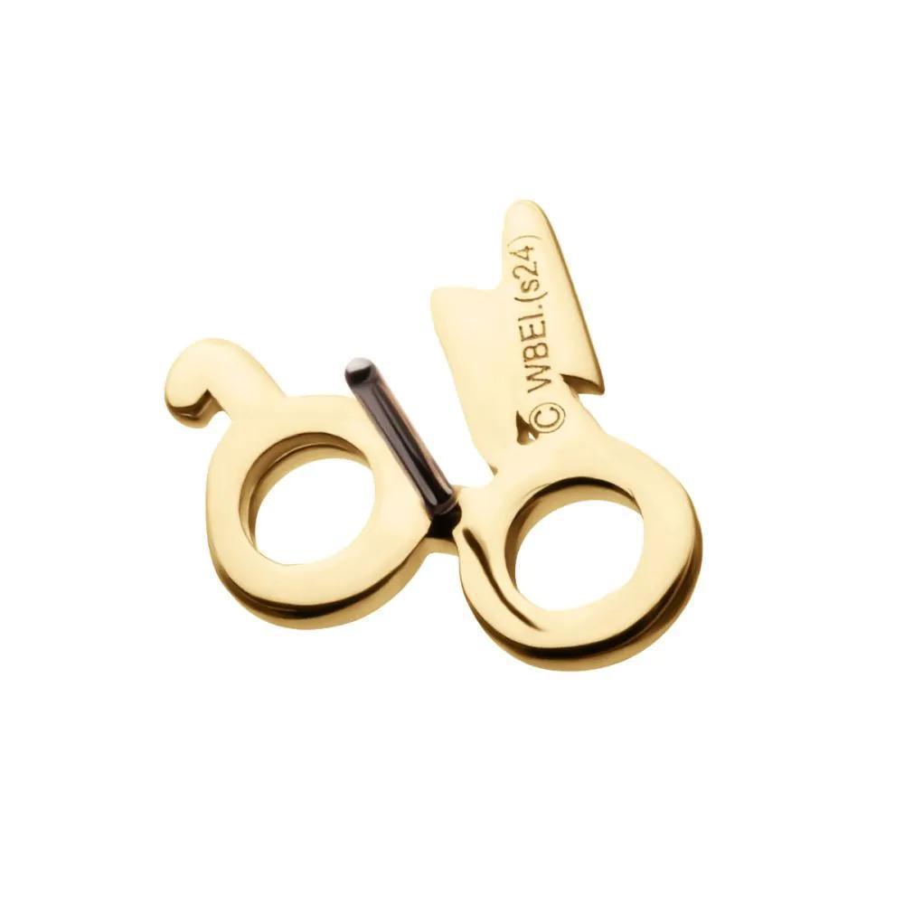 Invictus | 14k gold | Harry Potter | Eyeglasses Threadless End