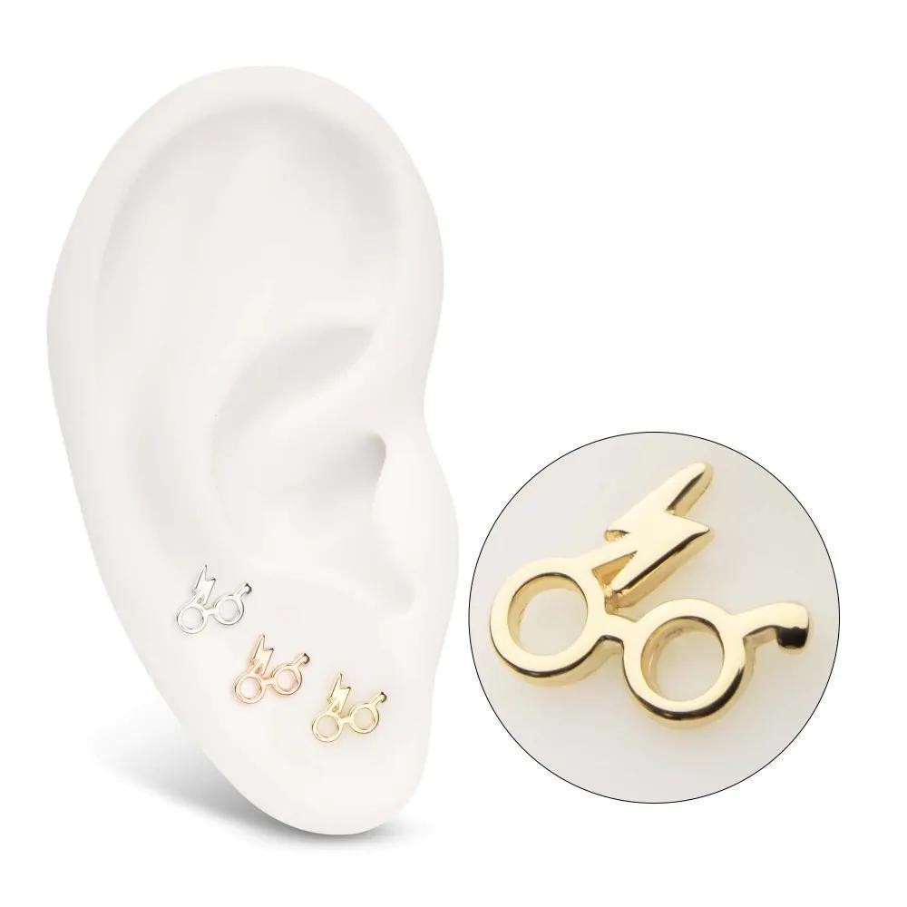 Invictus | 14k gold | Harry Potter | Eyeglasses Threadless End