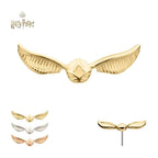 Invictus | 14k gold | Harry Potter | Golden Snitch Threadless End