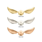 Invictus | 14k gold | Harry Potter | Golden Snitch Threadless End