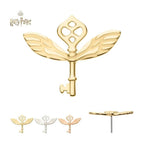 Invictus | 14k gold | Harry Potter | Winged Key Threadless End