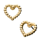 Invictus | 14k gold | Heart Beads