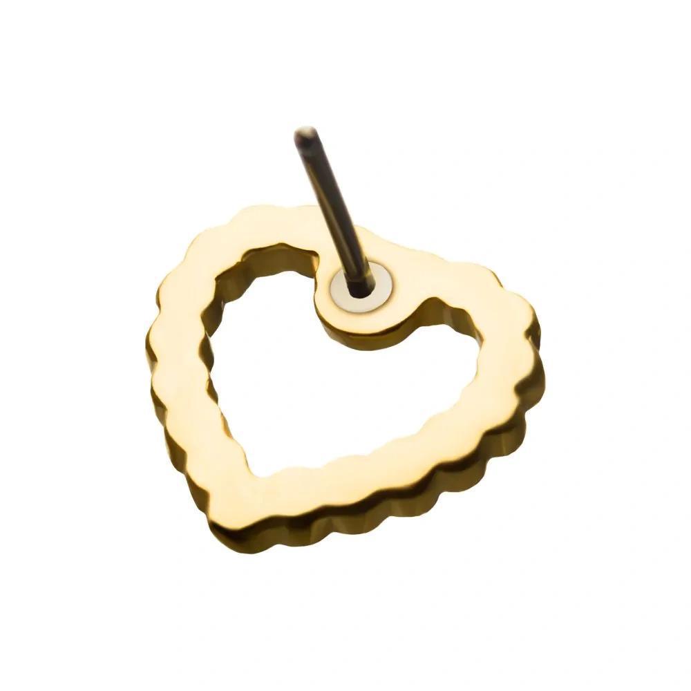 Invictus | 14k gold | Heart Beads