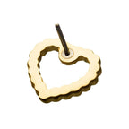 Invictus | 14k gold | Heart Beads