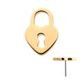 Invictus | 14k gold | Heart Lock