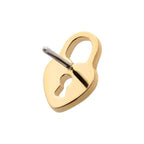 Invictus | 14k gold | Heart Lock