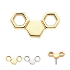 Invictus | 14k gold | Honeycomb