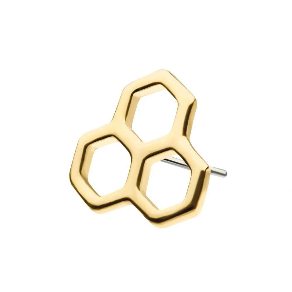 Invictus | 14k gold | Honeycomb