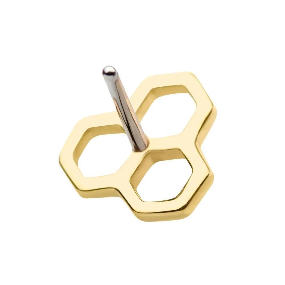 Invictus | 14k gold | Honeycomb