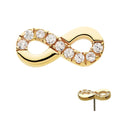 Invictus | 14k gold | Infinity | CZ