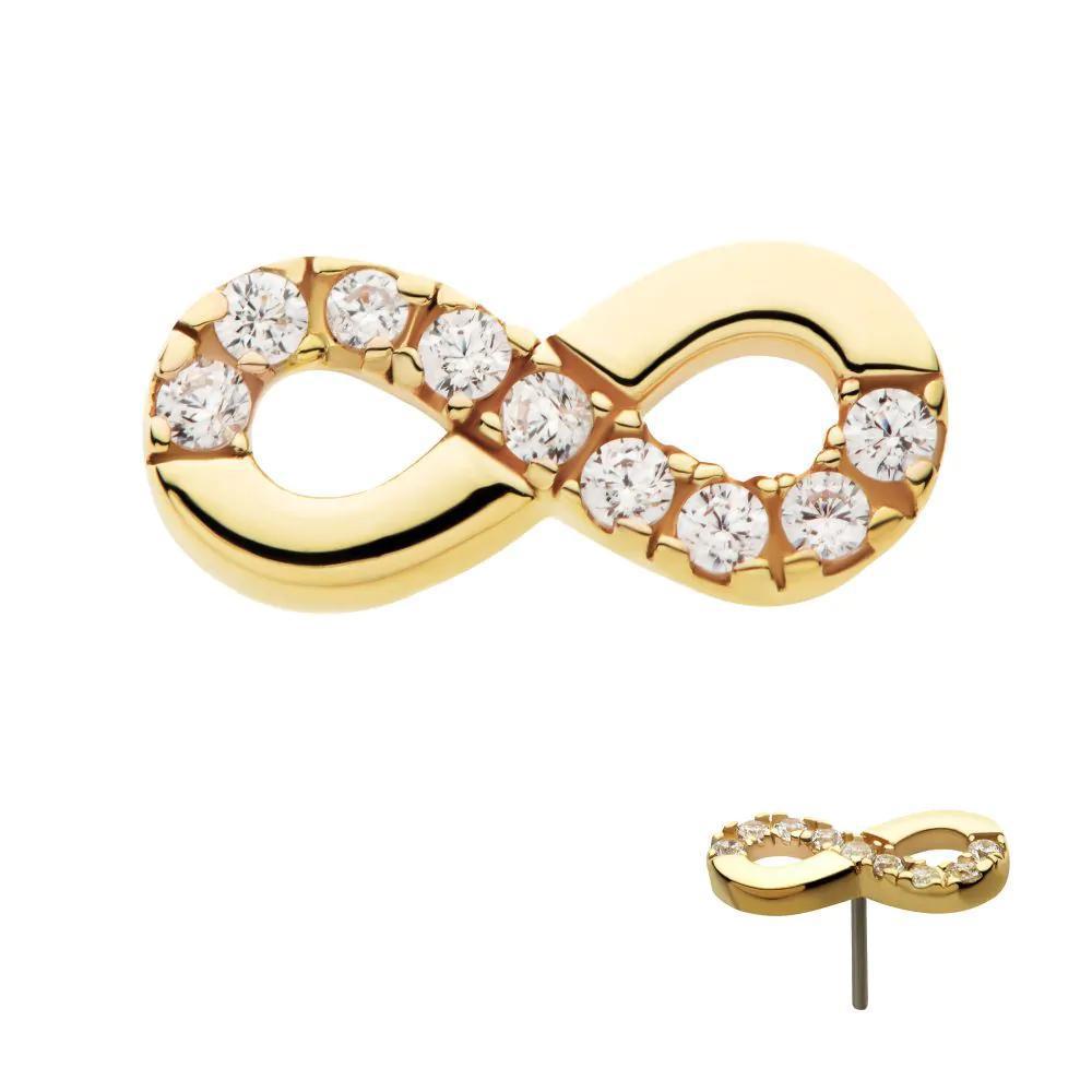 Invictus | 14k gold | Infinity | CZ